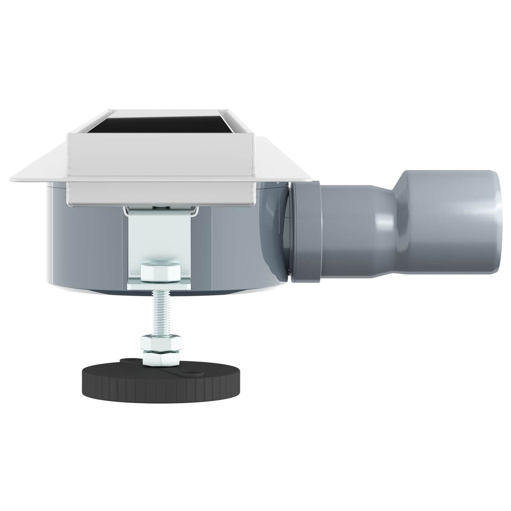 vidaXL Odpływ prysznicowy z szklaną pokrywą i syfonem 360° 50 cm