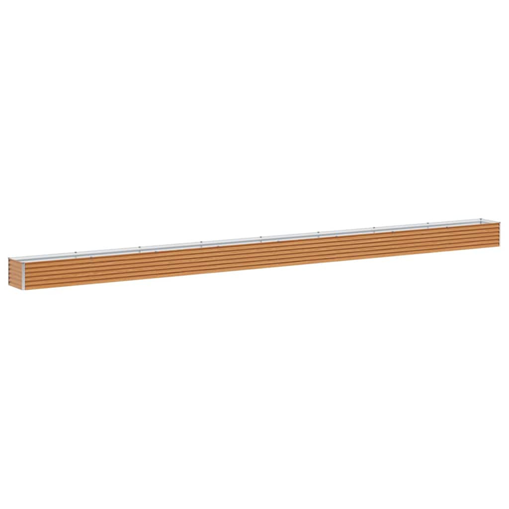 vidaXL Podniesiona rabata ogrodowa 775 x 50 x 36 cm Stal Galwanizowana