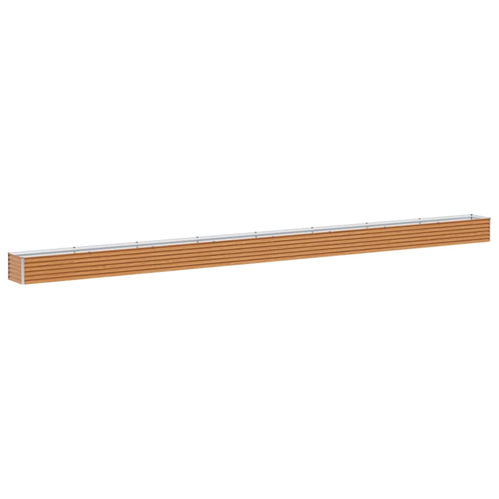 vidaXL Podniesiona rabata ogrodowa 775 x 50 x 36 cm Stal Galwanizowana