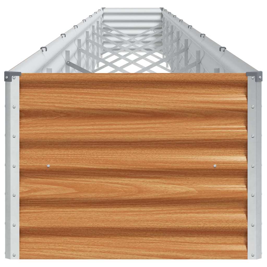vidaXL Podniesiona rabata ogrodowa 775 x 50 x 36 cm Stal Galwanizowana