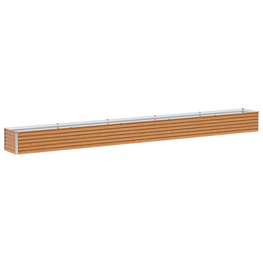vidaXL Podniesiona rabata ogrodowa 485 x 50 x 36 cm Stal Galwanizowana