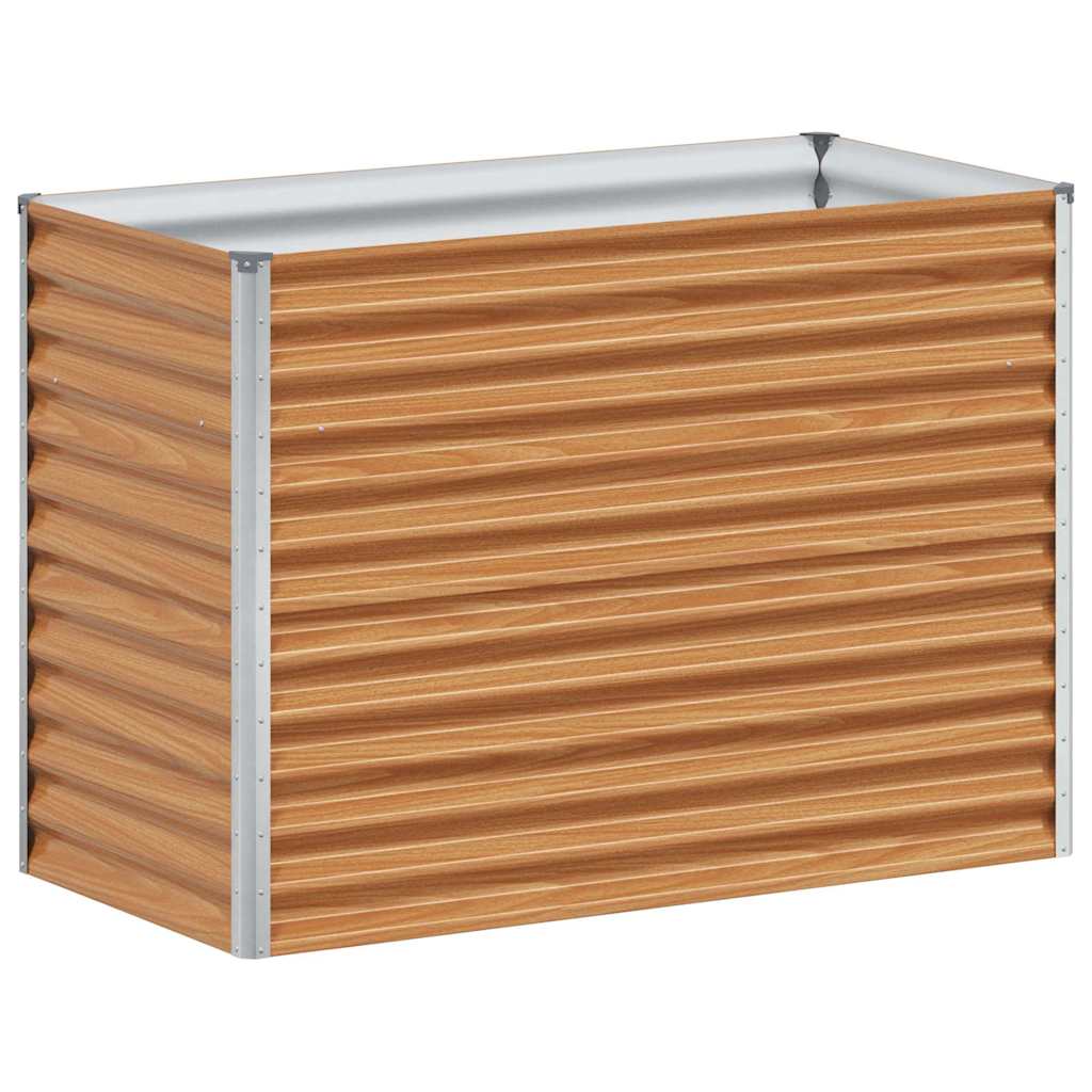 vidaXL Podniesiona rabata ogrodowa 98 x 50 x 68 cm Stal Galwanizowana