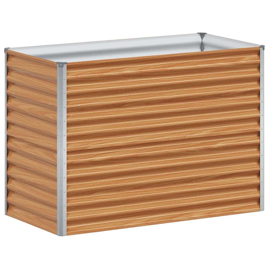 vidaXL Podniesiona rabata ogrodowa 98 x 50 x 68 cm Stal Galwanizowana