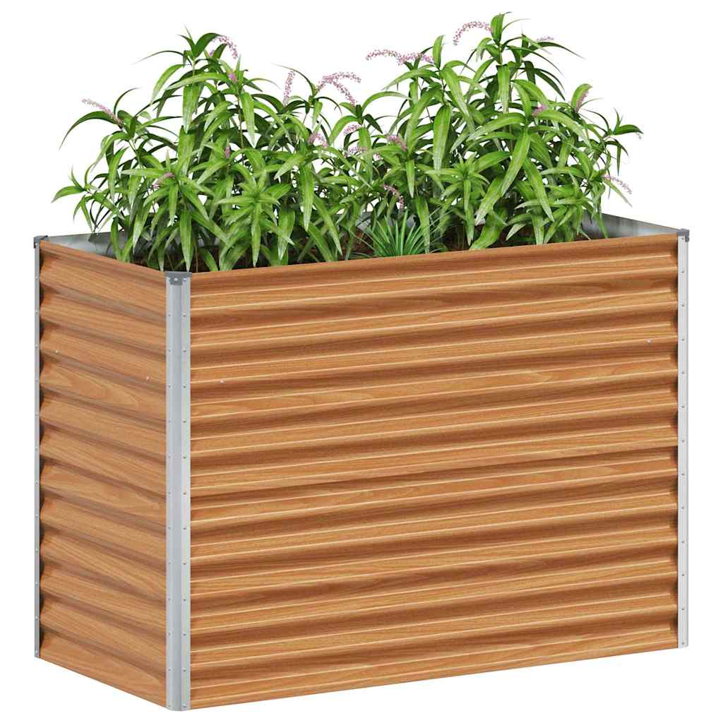 vidaXL Podniesiona rabata ogrodowa 98 x 50 x 68 cm Stal Galwanizowana