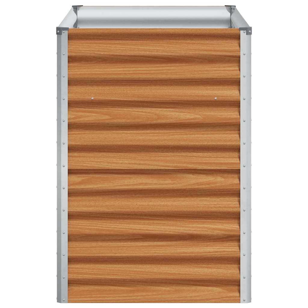 vidaXL Podniesiona rabata ogrodowa 98 x 50 x 68 cm Stal Galwanizowana