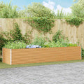 vidaXL Podniesiona rabata ogrodowa 390 x 100 x 68 cm