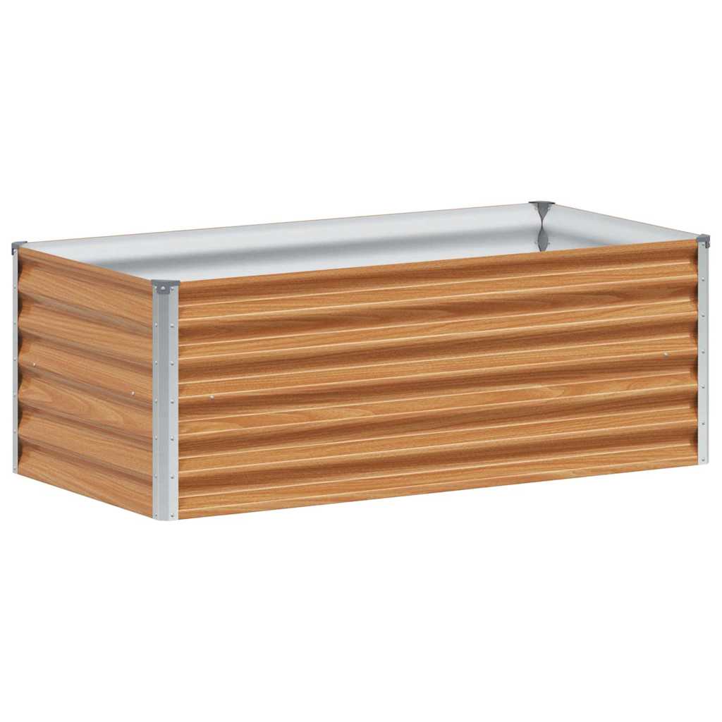 vidaXL Podniesiona rabata ogrodowa 98 x 50 x 36 cm Stal Galwanizowana
