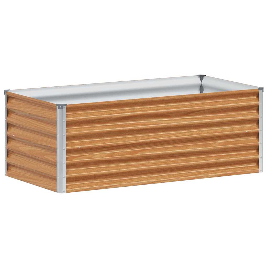 vidaXL Podniesiona rabata ogrodowa 98 x 50 x 36 cm Stal Galwanizowana