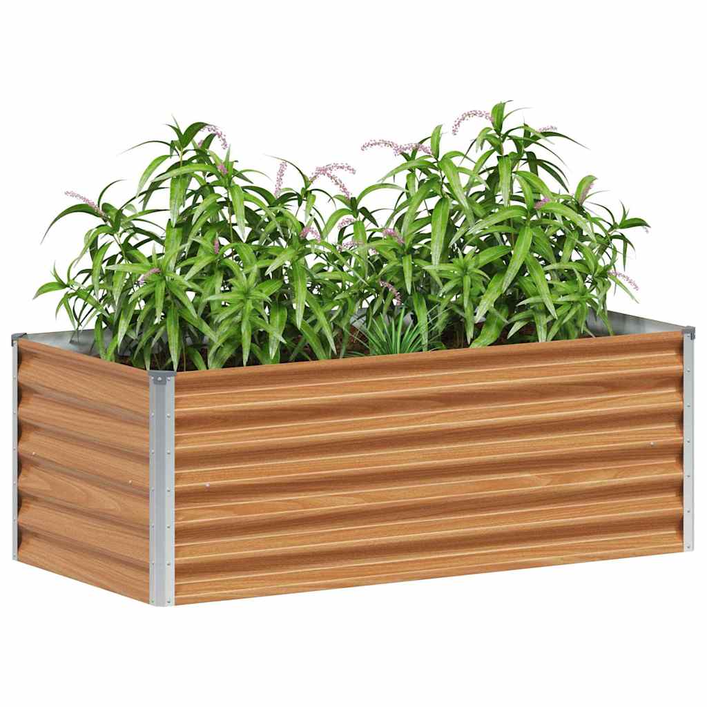 vidaXL Podniesiona rabata ogrodowa 98 x 50 x 36 cm Stal Galwanizowana