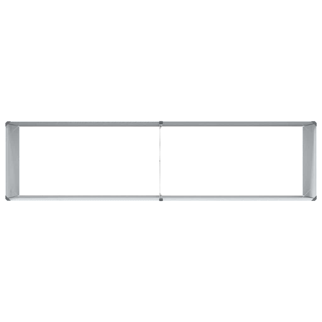 vidaXL Podniesiona rabata ogrodowa 195 x 50 x 68 cm Stal Galwanizowana