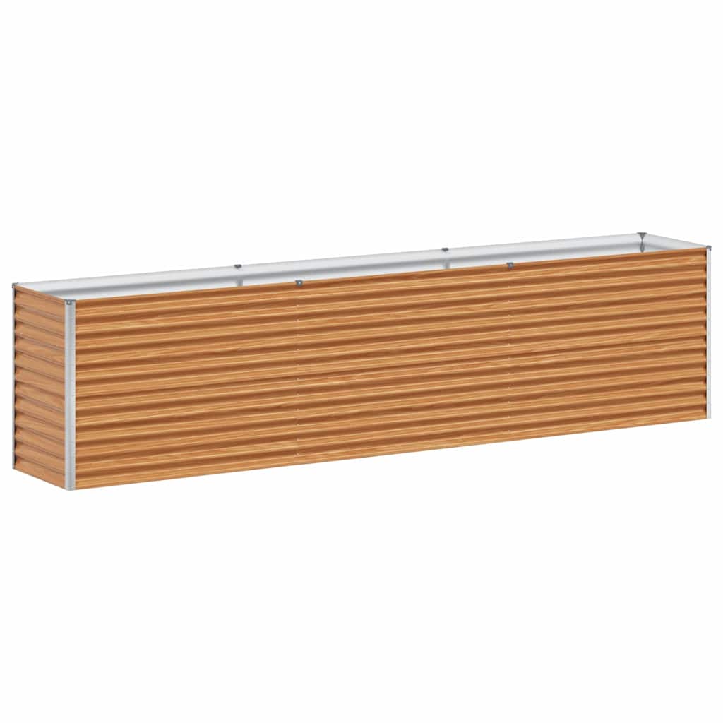 vidaXL Podniesiona rabata ogrodowa 290 x 50 x 68 cm Stal Galwanizowana