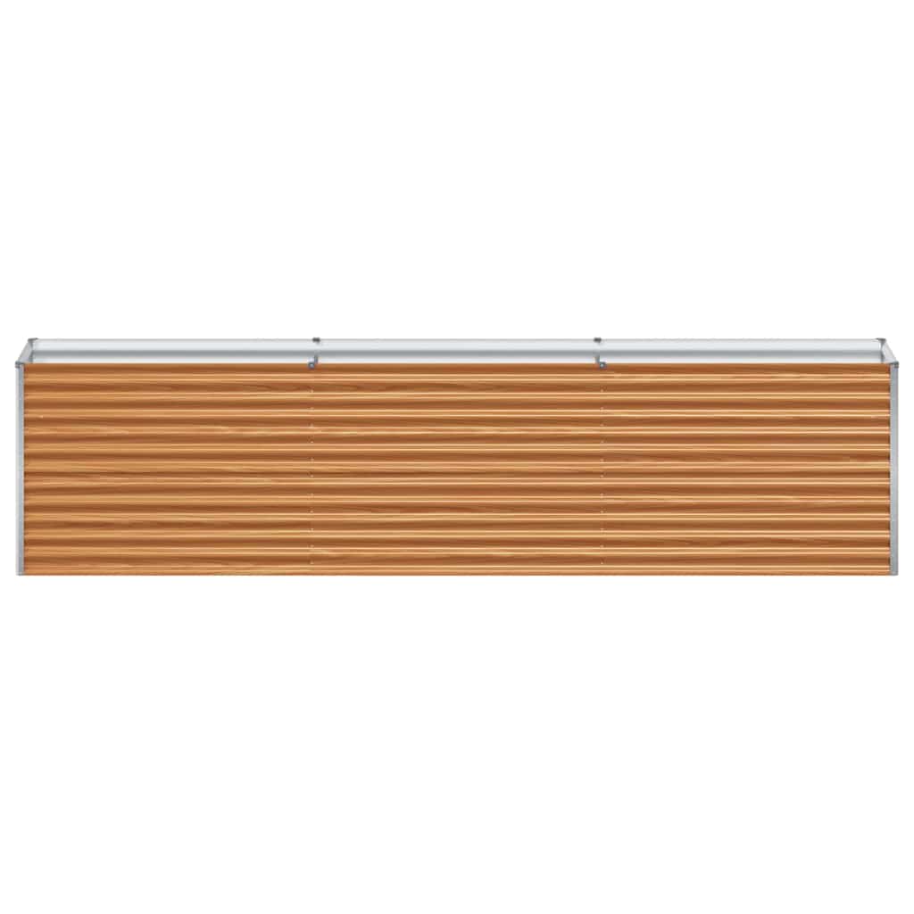 vidaXL Podniesiona rabata ogrodowa 290 x 50 x 68 cm Stal Galwanizowana