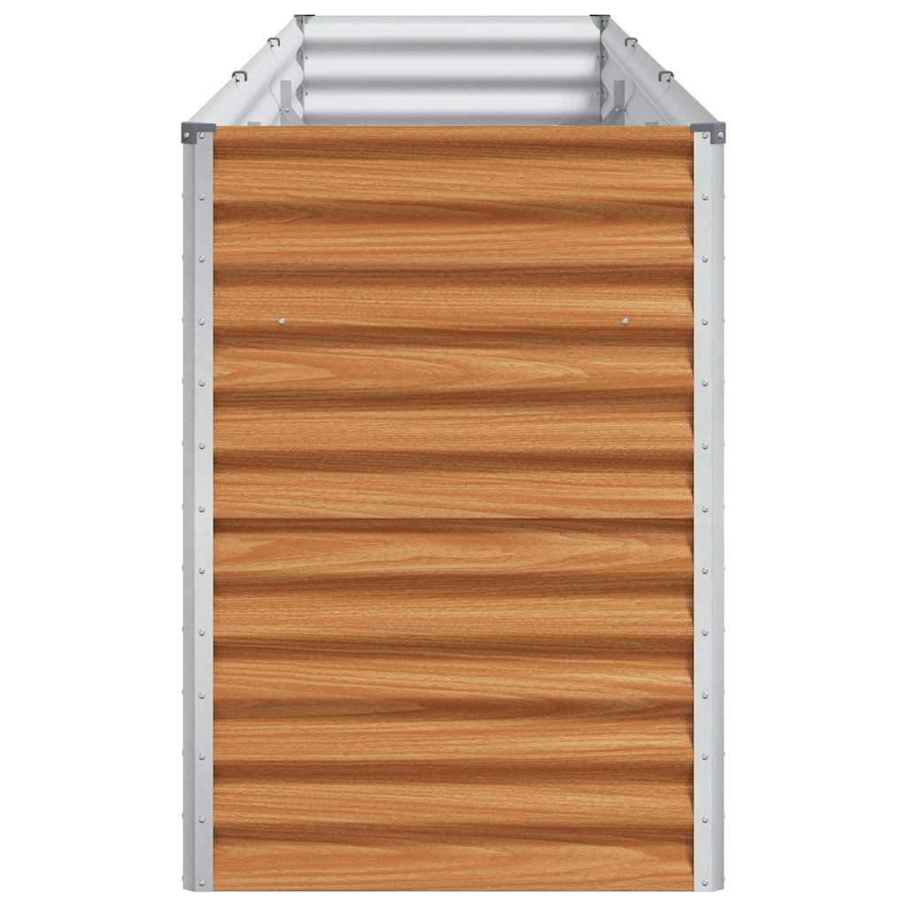 vidaXL Podniesiona rabata ogrodowa 290 x 50 x 68 cm Stal Galwanizowana