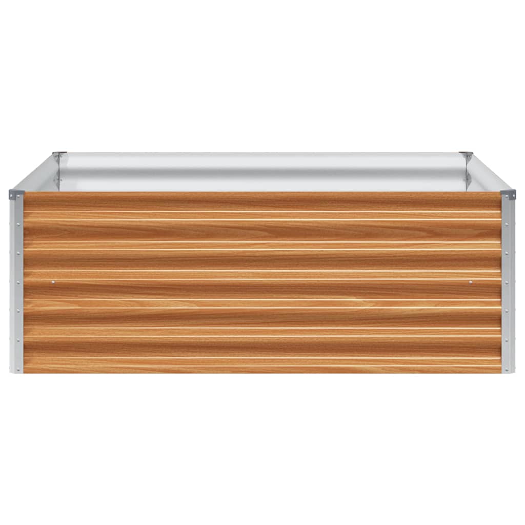 vidaXL Podniesiona rabata ogrodowa 98 x 100 x 36 cm Stal Galwanizowana