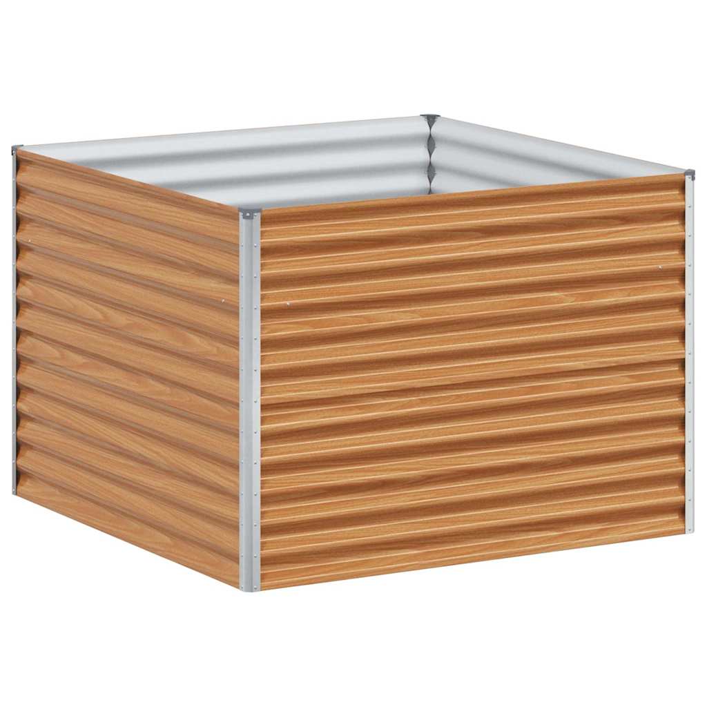 vidaXL Podniesiona rabata ogrodowa 98 x 100 x 68 cm Stal Galwanizowana