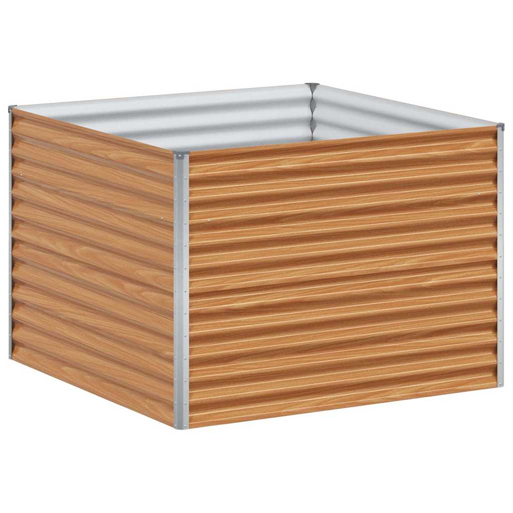 vidaXL Podniesiona rabata ogrodowa 98 x 100 x 68 cm Stal Galwanizowana