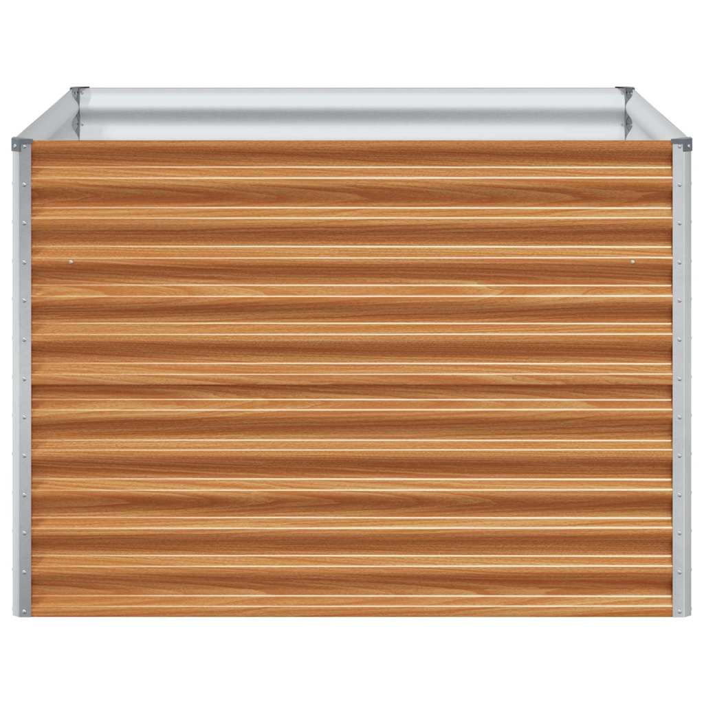 vidaXL Podniesiona rabata ogrodowa 98 x 100 x 68 cm Stal Galwanizowana