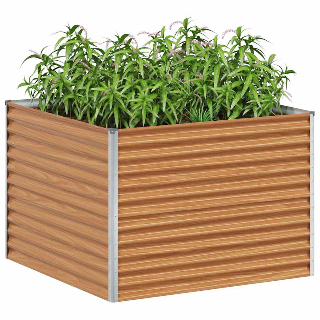 vidaXL Podniesiona rabata ogrodowa 98 x 100 x 68 cm Stal Galwanizowana
