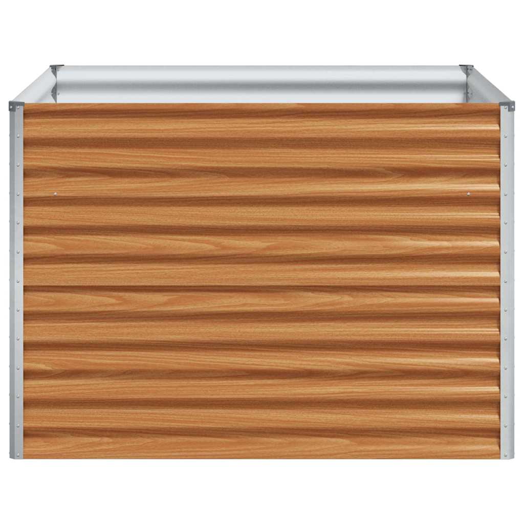 vidaXL Podniesiona rabata ogrodowa 98 x 100 x 68 cm Stal Galwanizowana