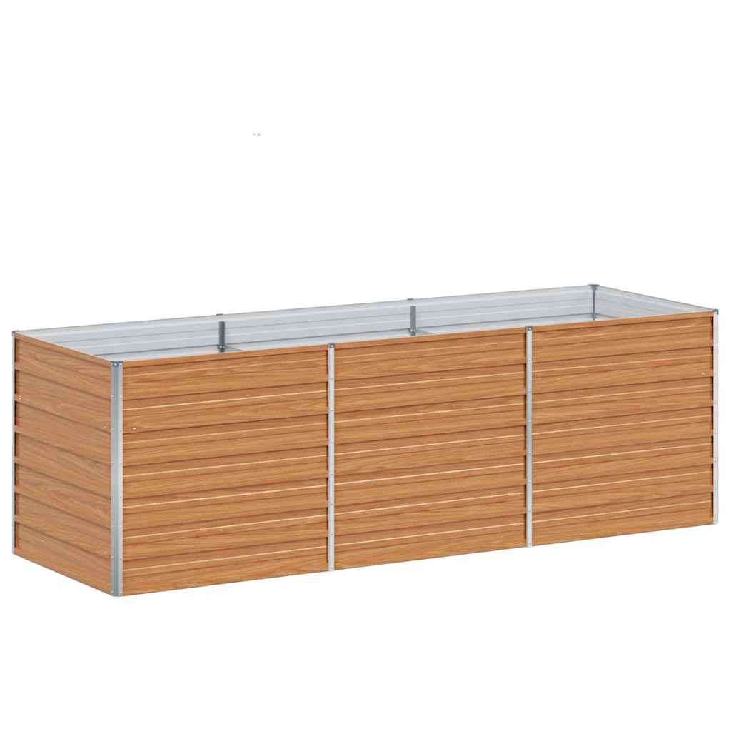 vidaXL Podniesiona rabata ogrodowa Jasny Brąz 240 x 80 x 77 cm