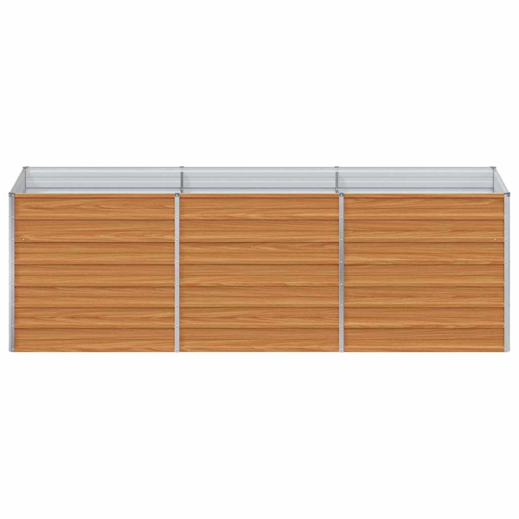 vidaXL Podniesiona rabata ogrodowa Jasny Brąz 240 x 80 x 77 cm