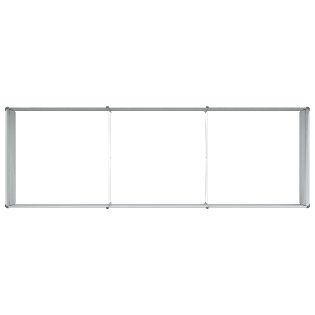 vidaXL Podniesiona rabata ogrodowa Jasny Brąz 240 x 80 x 77 cm