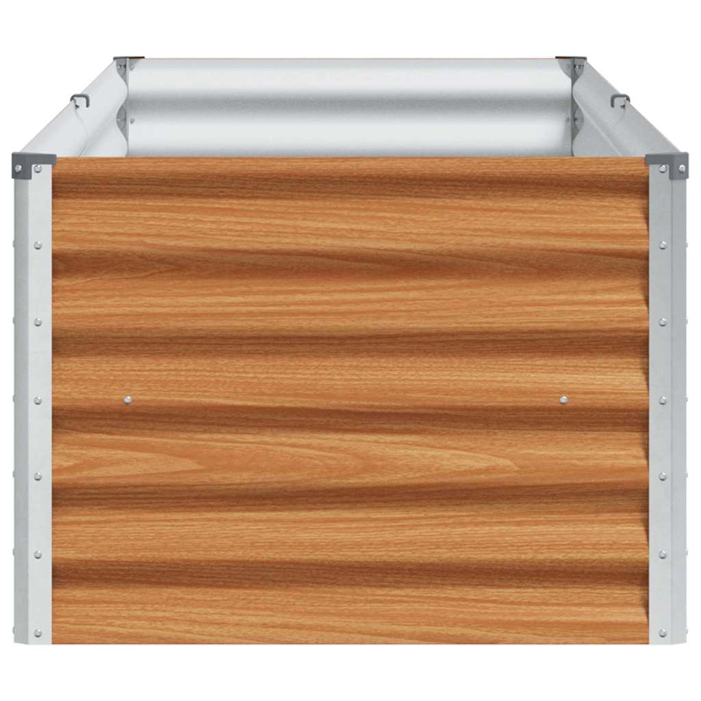 vidaXL Podniesiona rabata ogrodowa 195 x 50 x 36 cm Stal Galwanizowana