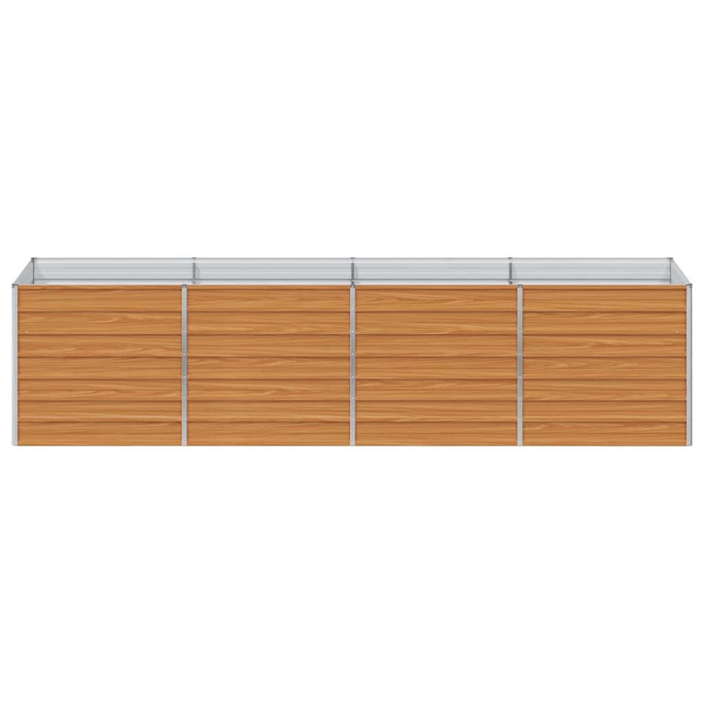 vidaXL Podniesiona rabata ogrodowa Jasny Brąz 320 x 80 x 77 cm