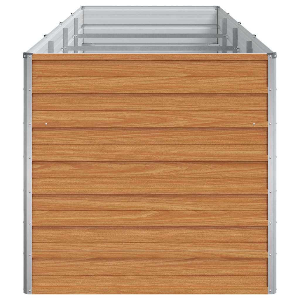 vidaXL Podniesiona rabata ogrodowa Jasny Brąz 320 x 80 x 77 cm
