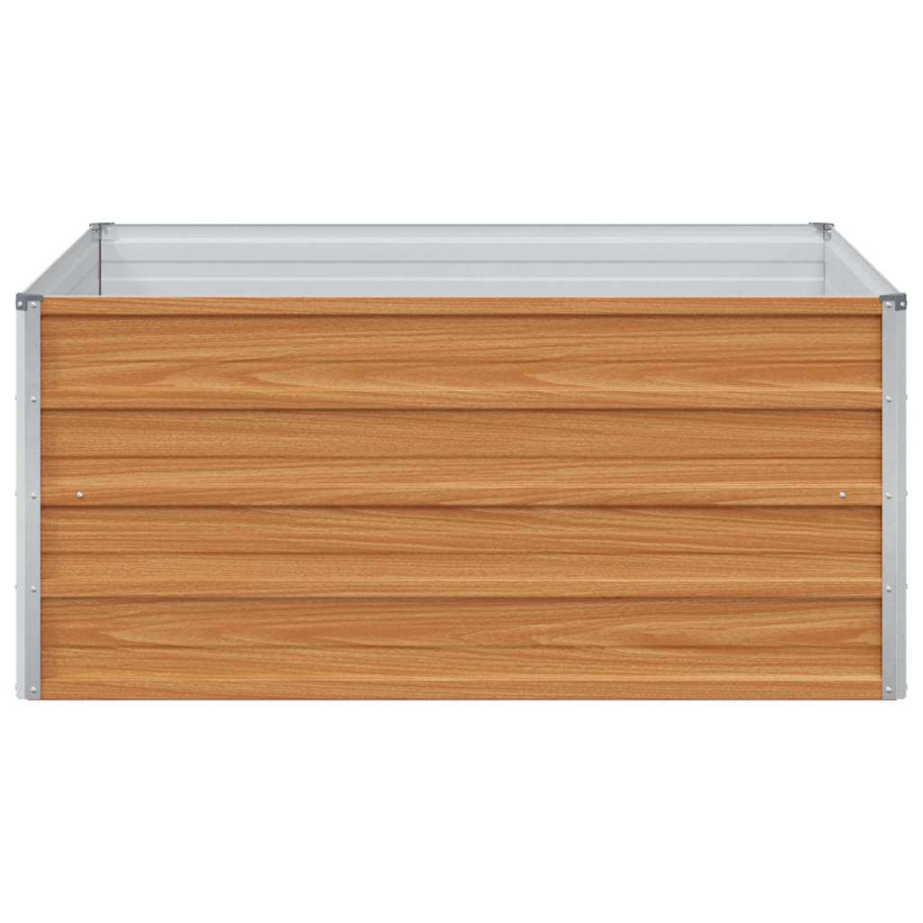 vidaXL Podniesiona rabata ogrodowa Jasny Brąz 100 x 100 x 45 cm