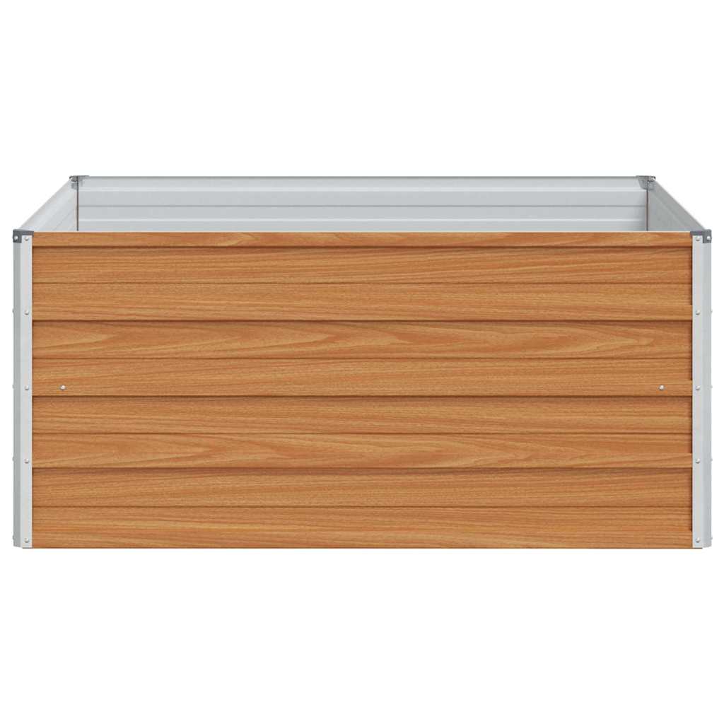 vidaXL Podniesiona rabata ogrodowa Jasny Brąz 100 x 100 x 45 cm