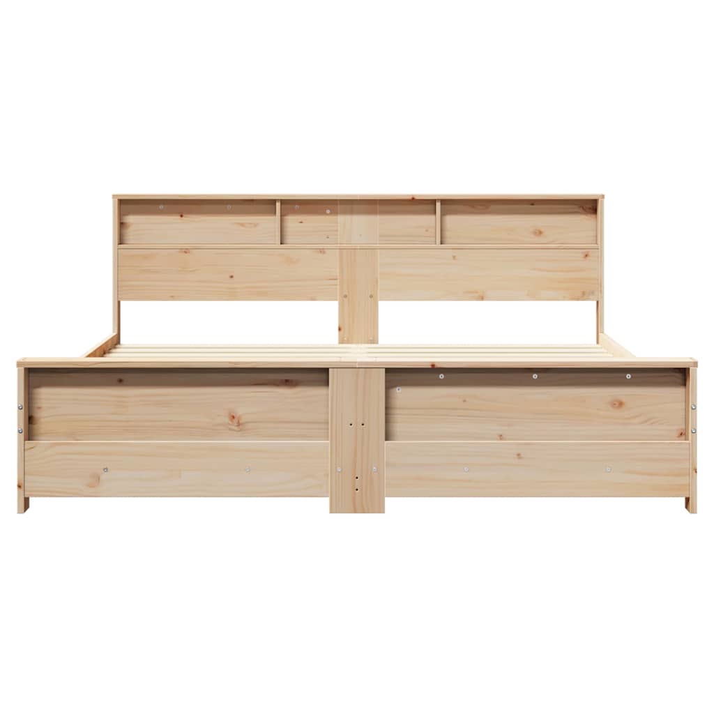 vidaXL Ramka łóżka Brązowy 200 x 200 cm Materiał drewnopochodny