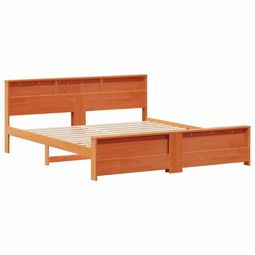 vidaXL Ramka łóżka Woskowy Brąz 180 x 200 cm Materiał drewnopochodny