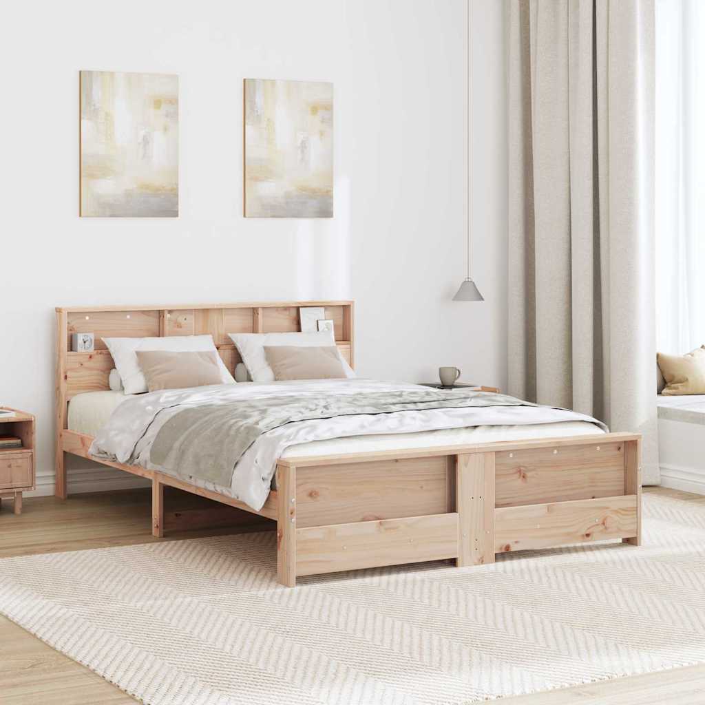 vidaXL Ramka łóżka Brązowy 160 x 200 cm Materiał drewnopochodny