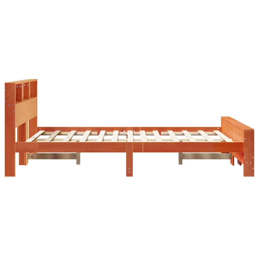 vidaXL Ramka łóżka Woskowy Brąz 160 x 200 cm Materiał drewnopochodny