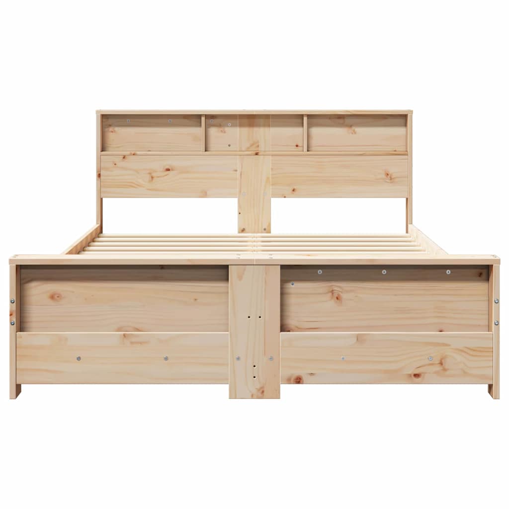 vidaXL Ramka łóżka Brązowy 150 x 200 cm Materiał drewnopochodny