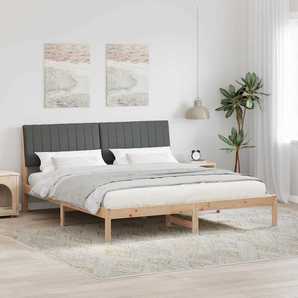 vidaXL Ramka łóżka Brązowy 180 x 200 cm Lite drewno sosnowe