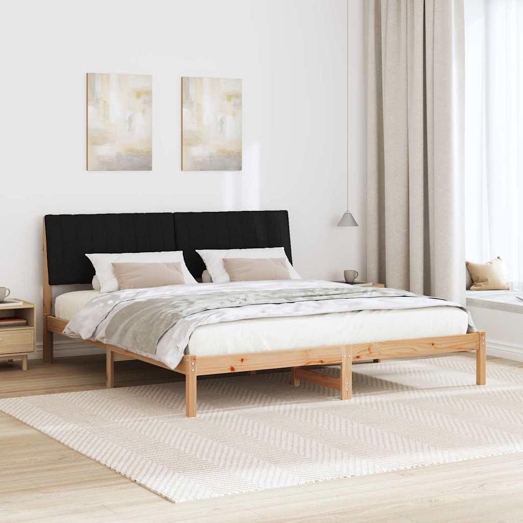 vidaXL Ramka łóżka Brązowy 180 x 200 cm Lite drewno sosnowe