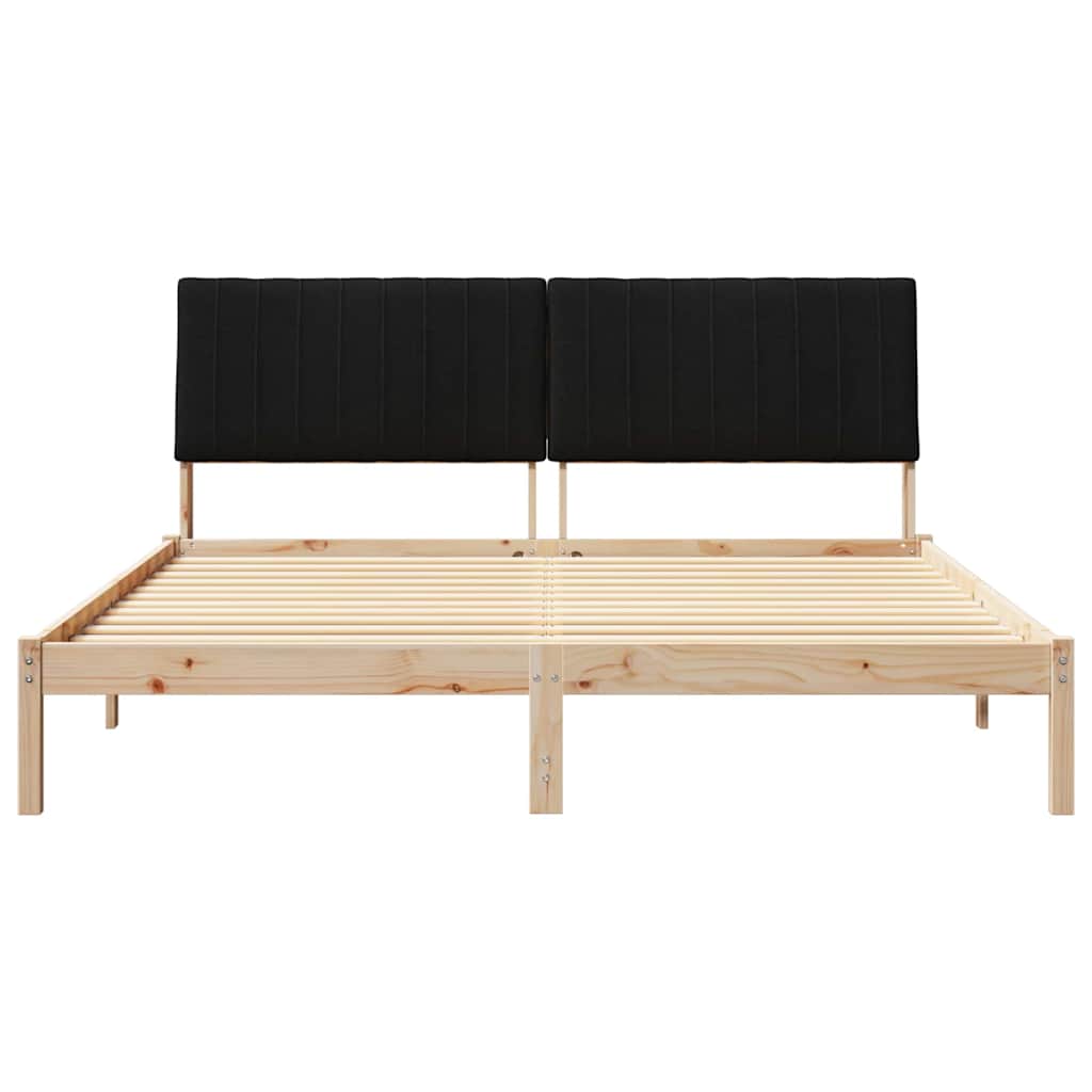 vidaXL Ramka łóżka Brązowy 180 x 200 cm Lite drewno sosnowe