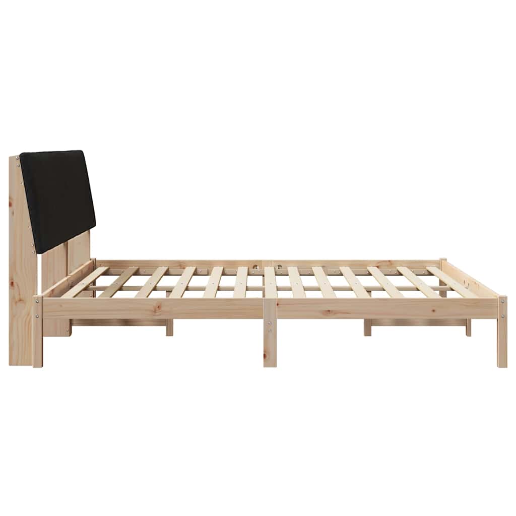 vidaXL Ramka łóżka Brązowy 180 x 200 cm Lite drewno sosnowe