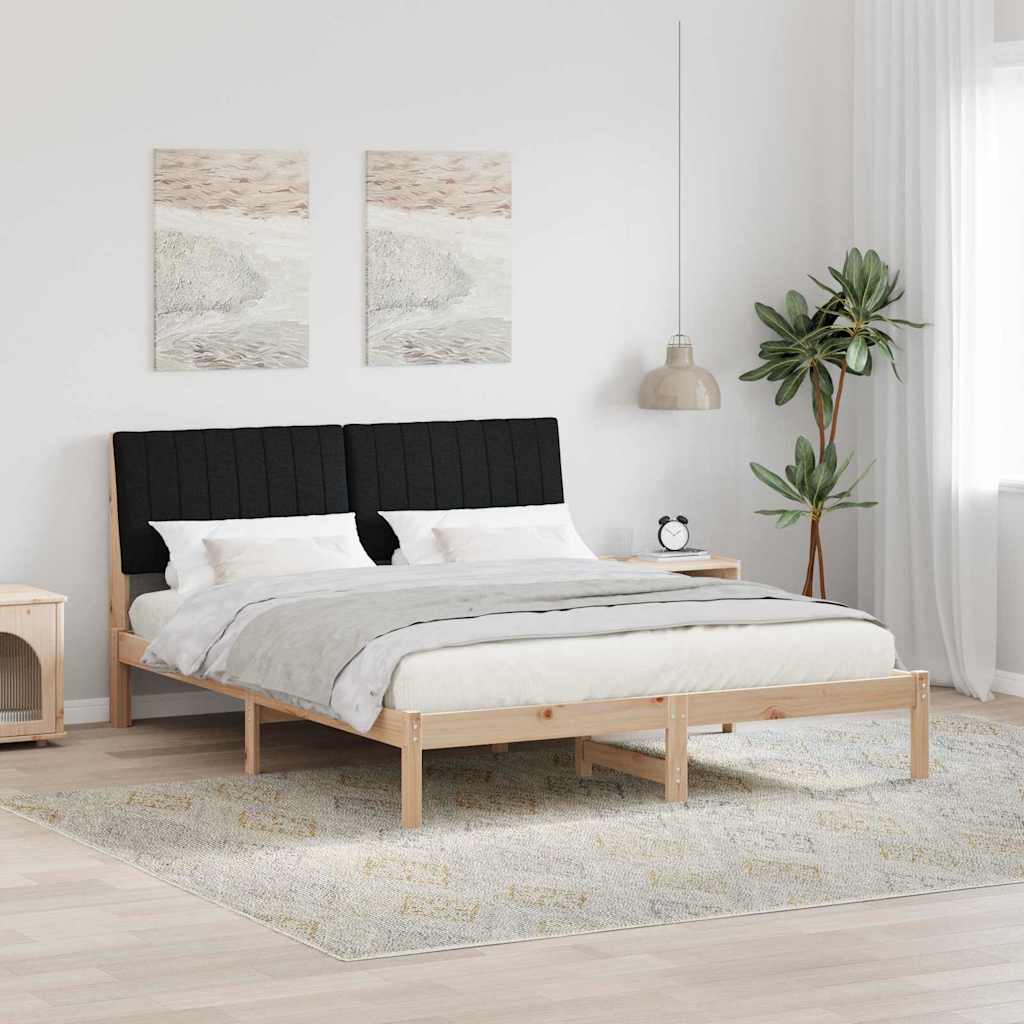 vidaXL Ramka łóżka Brązowy 160 x 200 cm Lite drewno sosnowe
