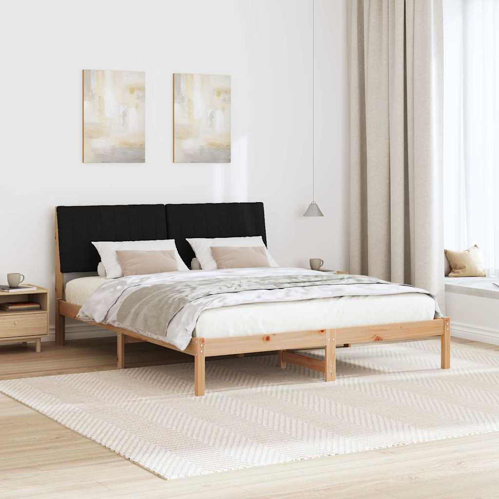 vidaXL Ramka łóżka Brązowy 160 x 200 cm Lite drewno sosnowe