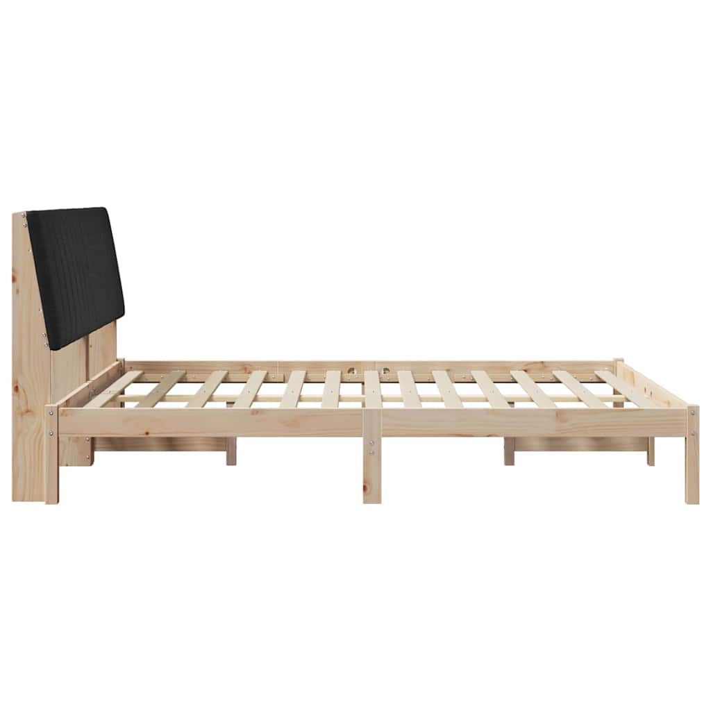 vidaXL Ramka łóżka Brązowy 150 x 200 cm Lite drewno sosnowe