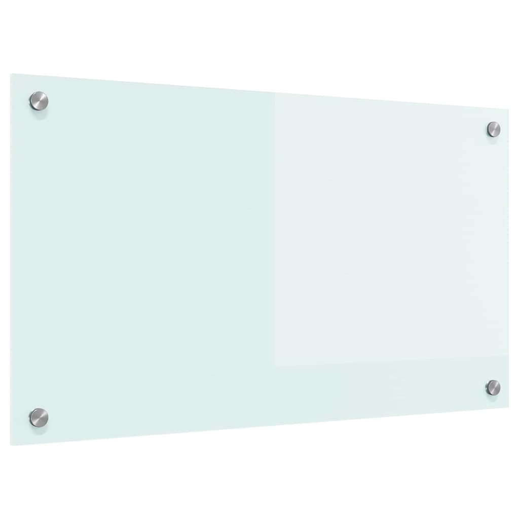 vidaXL Panel kuchenny Mleko 70 x 40 cm szkło hartowane