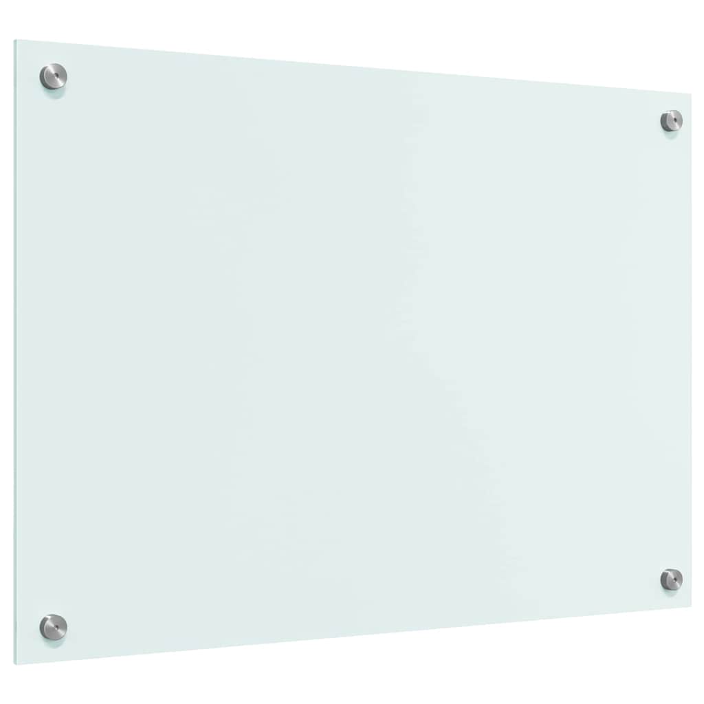 vidaXL Panel kuchenny Mleko 70 x 50 cm szkło hartowane