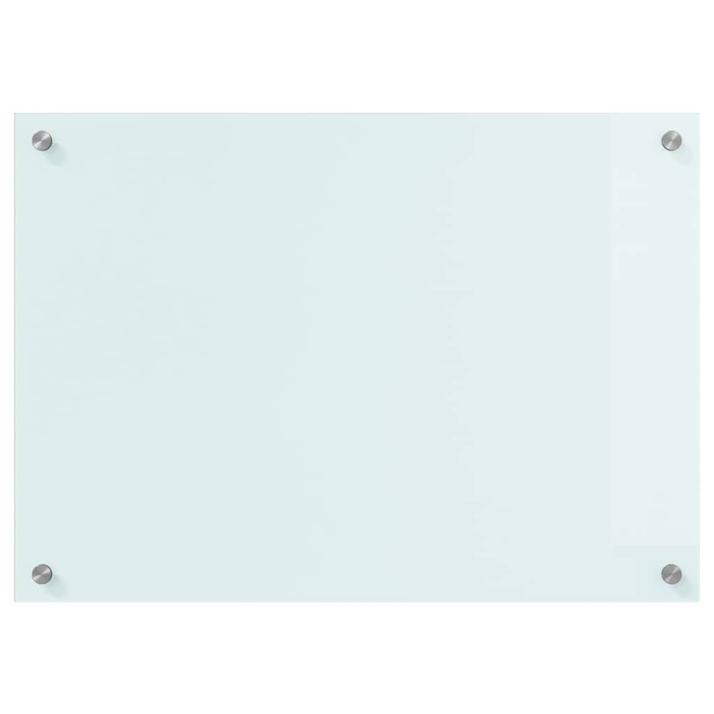 vidaXL Panel kuchenny Mleko 70 x 50 cm szkło hartowane