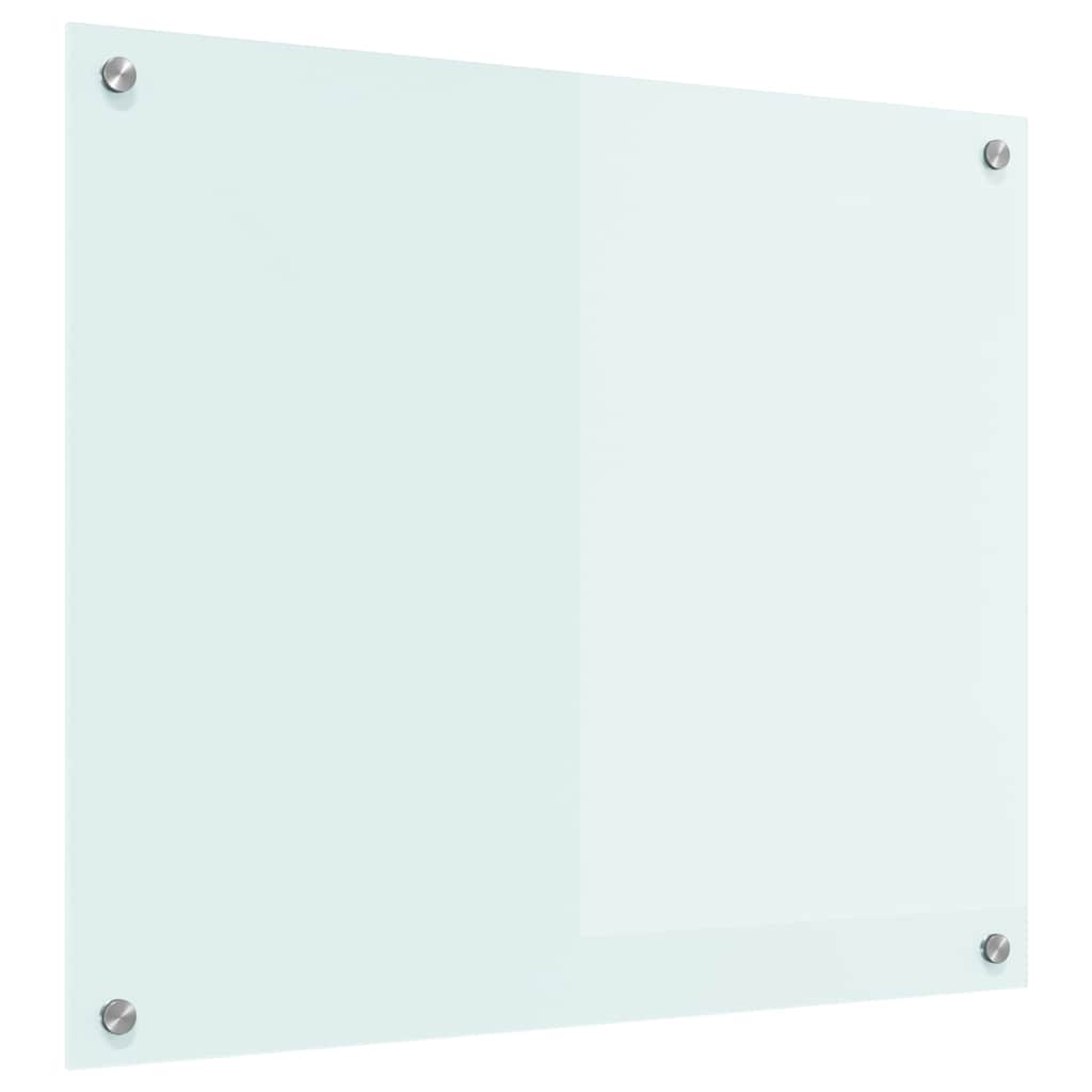 vidaXL Panel kuchenny Mleko 70 x 60 cm szkło hartowane
