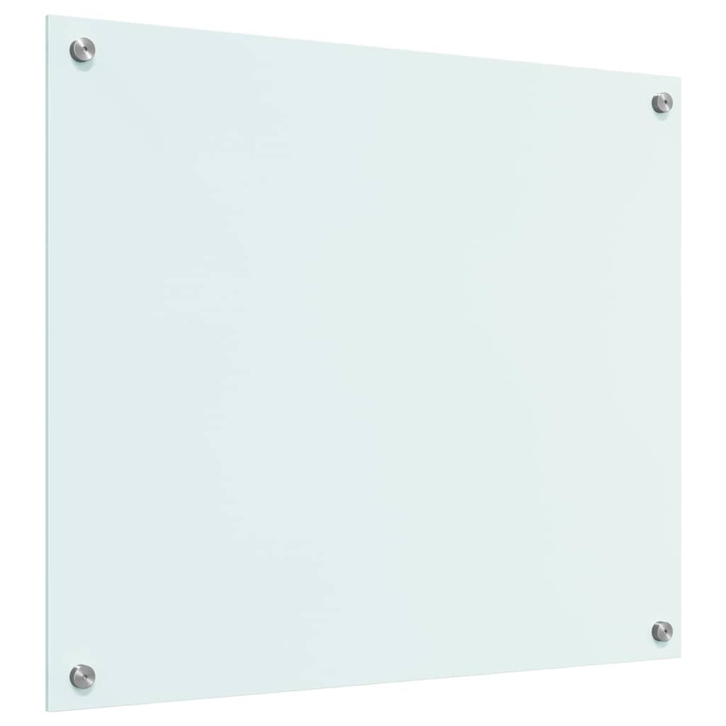 vidaXL Panel kuchenny Mleko 70 x 60 cm szkło hartowane