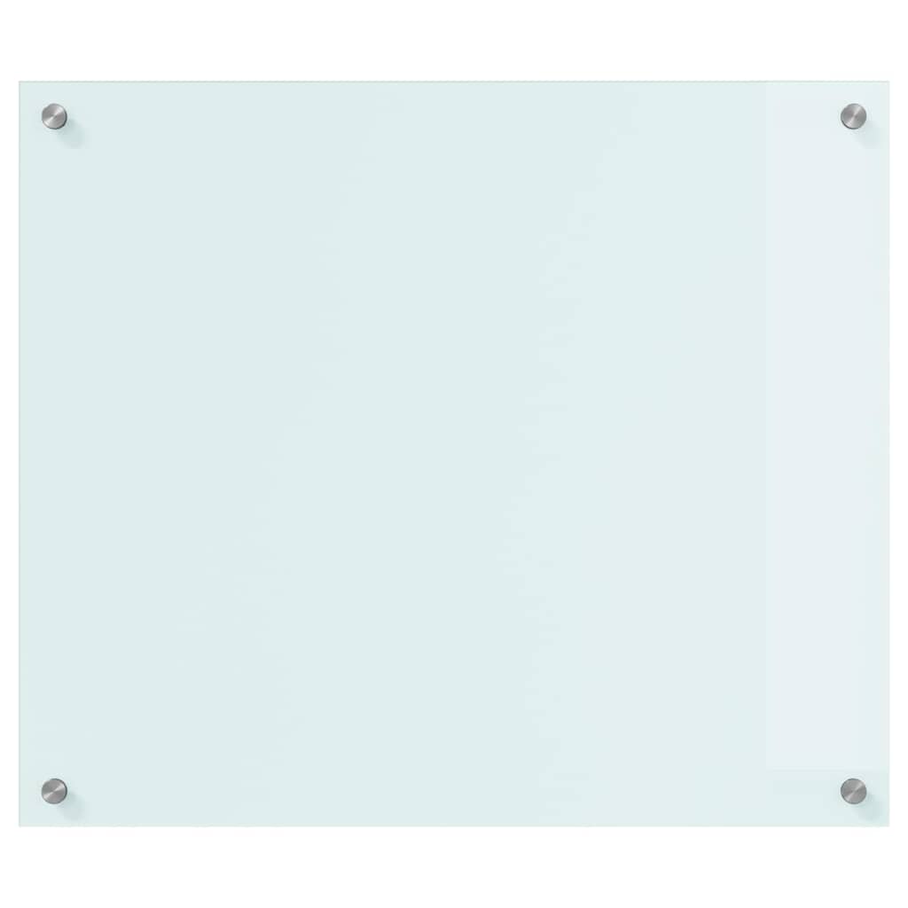 vidaXL Panel kuchenny Mleko 70 x 60 cm szkło hartowane