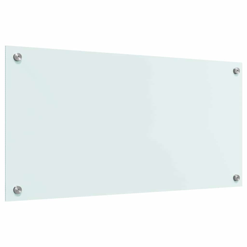 vidaXL Panel kuchenny Mleko 80 x 40 cm szkło hartowane